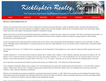 Tablet Screenshot of kicklighterrealty.com